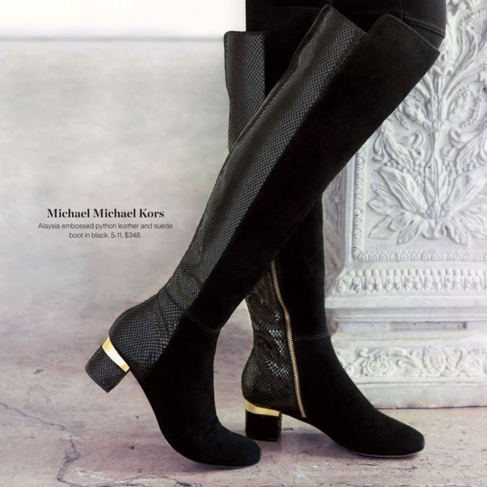 NWOB Michael Michael Kors Alaysia Over the Knee Boots